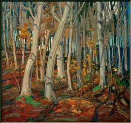 Maple Woods, Bare Trunks, 1916